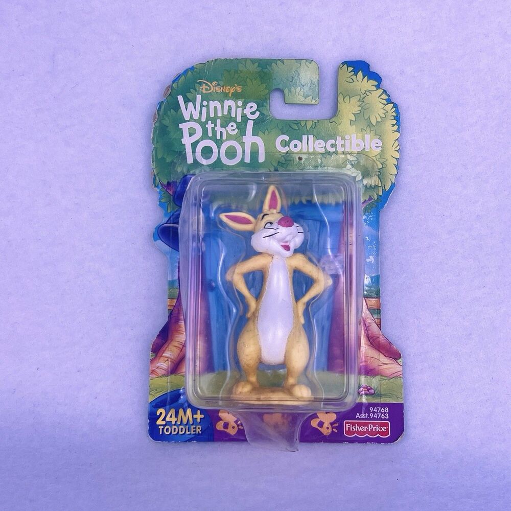Vintage Fisher Price Disney Winnie the Pooh Collectible - Rabbit Figurine